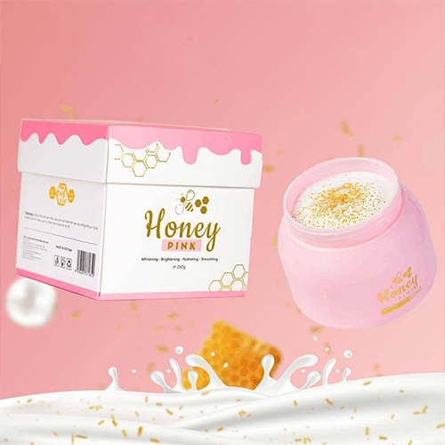 Kem-body-Honey-Pink-chính-hãng---Sợi-mật-ong-dát-vàng-24k