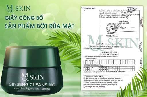 bột rữa mặt cải tiến MQ Skin chính hãng7